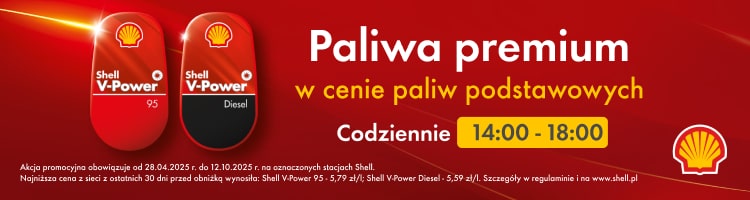 Paliwa premium Shell V-Power w cenie paliw podstawowych! | Witamy w Shell