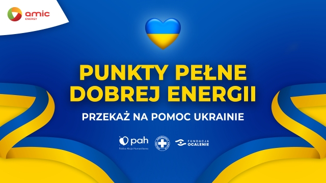 Amic Energy Sercem z Ukrainą! Amic Energy Sercem z Ukrainą!