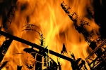 Ugaszono pożar w rafinerii w Nowoszachtynsku