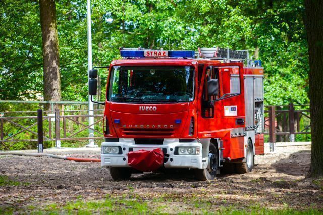 Pożar w rozlewni LPG w Głogowie Pożar w rozlewni LPG w Głogowie