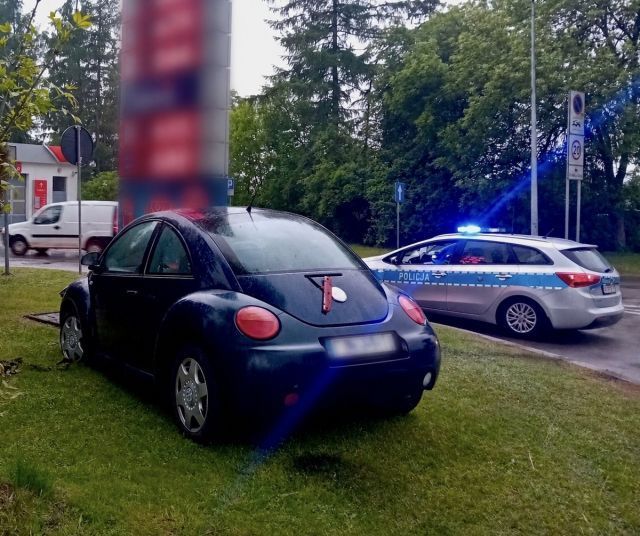 Wypadek na stacji paliw